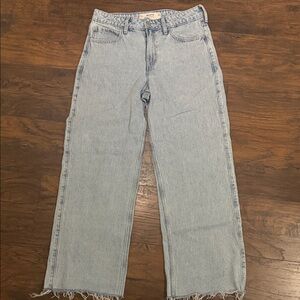 hollister high rise baggy jeans